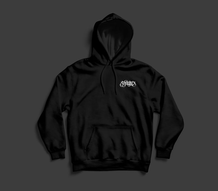 Image of BLESS CROWFEATHER Hoodie BLACK