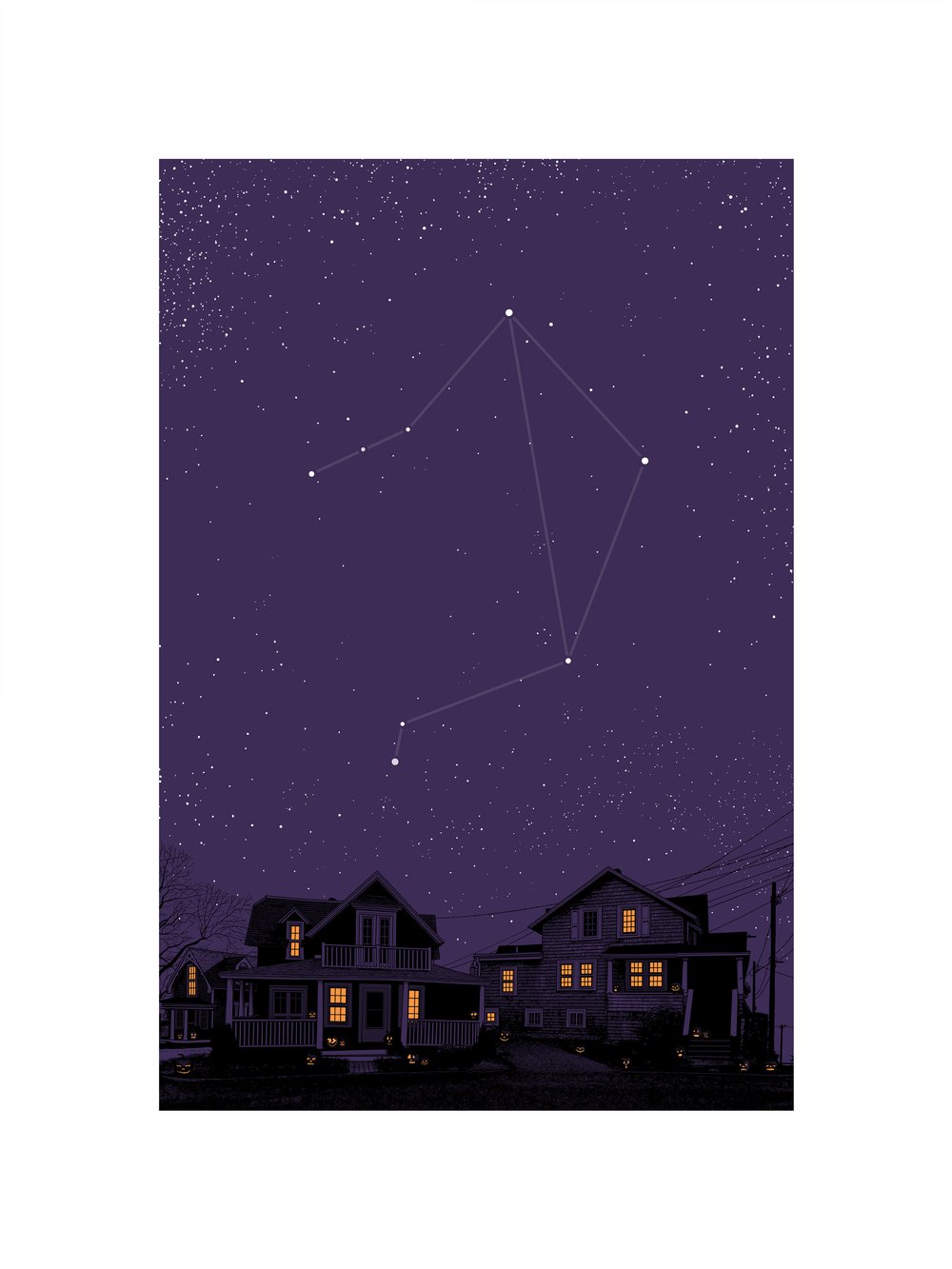 "Night on Earth" - 7 & 8 - LIBRA & DRACO - 2 PRINT SET