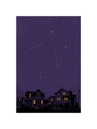 Image 2 of "Night on Earth" - 7 & 8 - LIBRA & DRACO - 2 PRINT SET