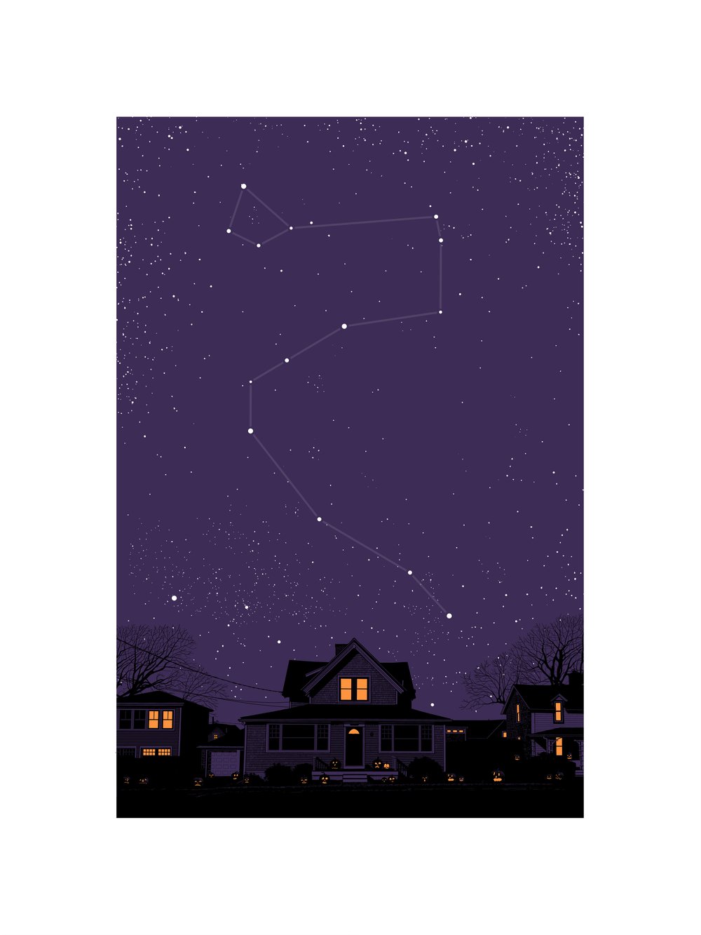 "Night on Earth" - 7 & 8 - LIBRA & DRACO - 2 PRINT SET