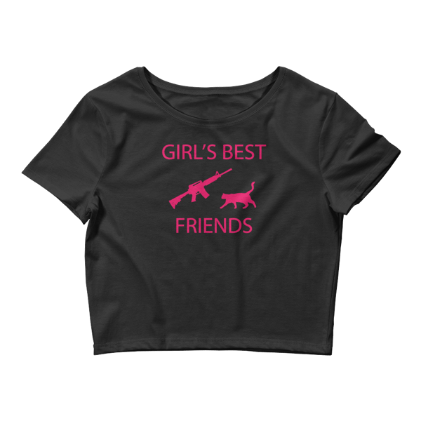 Image of GIRL'S BEST FRIENDS CROP TOP