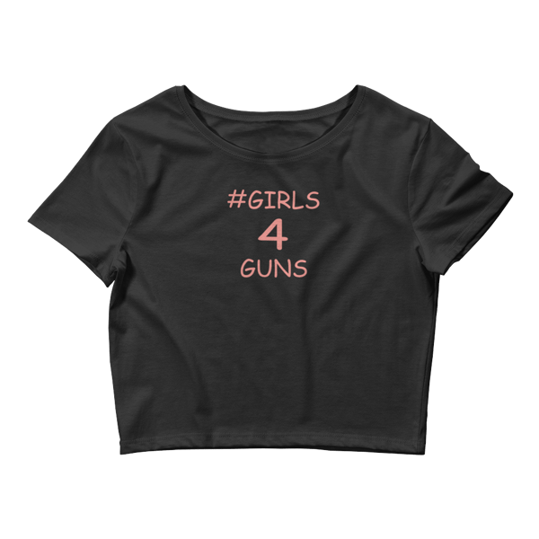 Image of GIRLS 4 GUNS CROP TOP