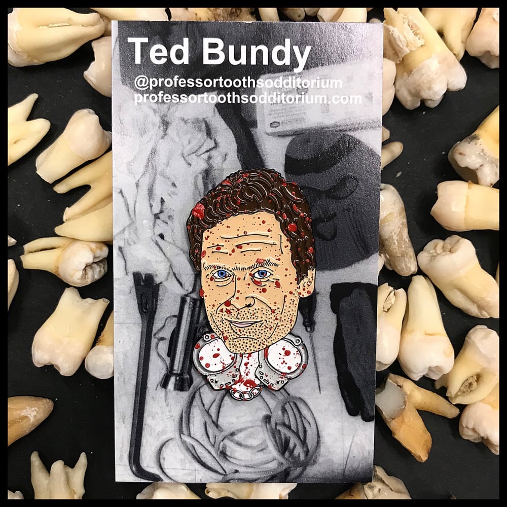 Image of Serial Killer Ted Bundy Soft Enamel Pin