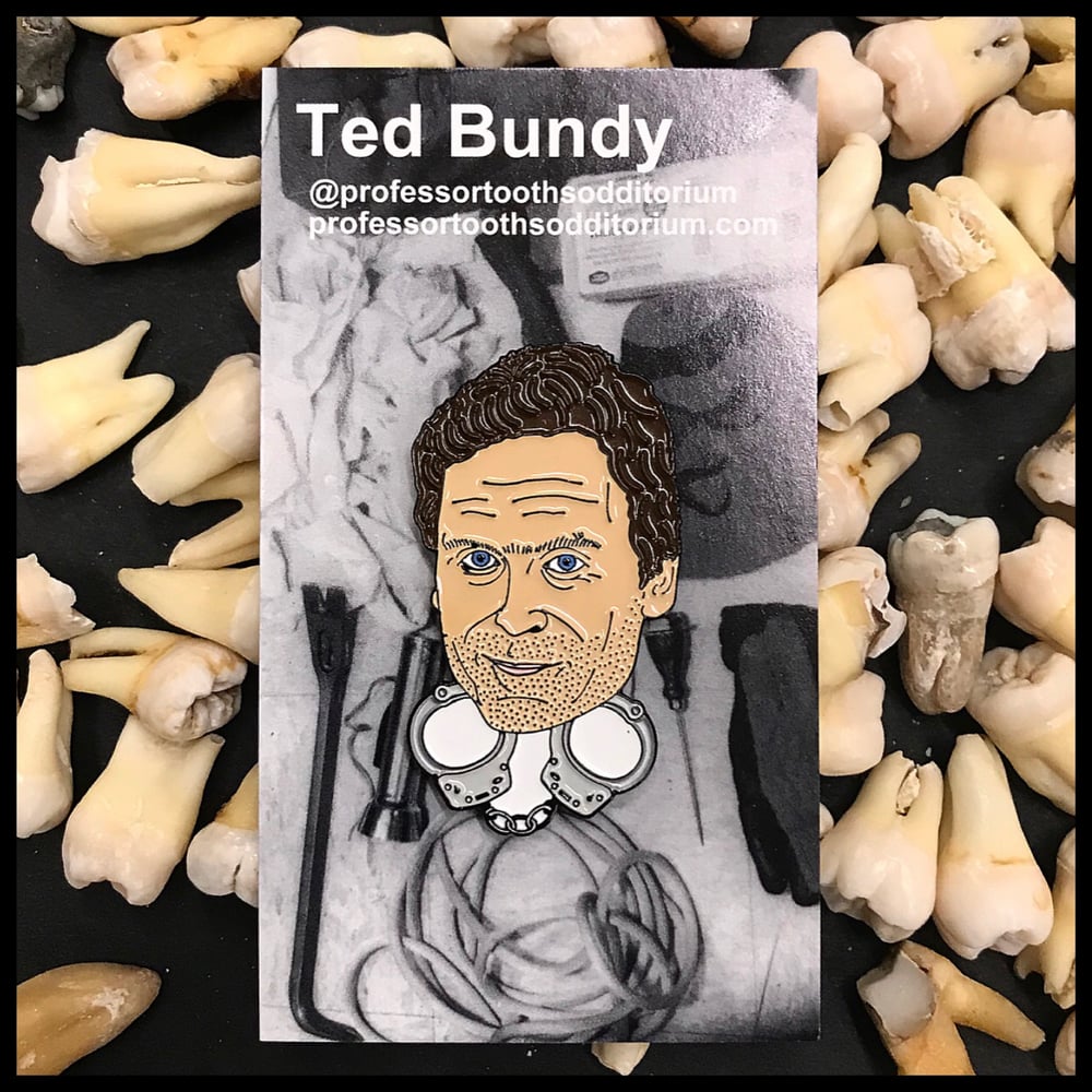 Image of Serial Killer Ted Bundy Soft Enamel Pin