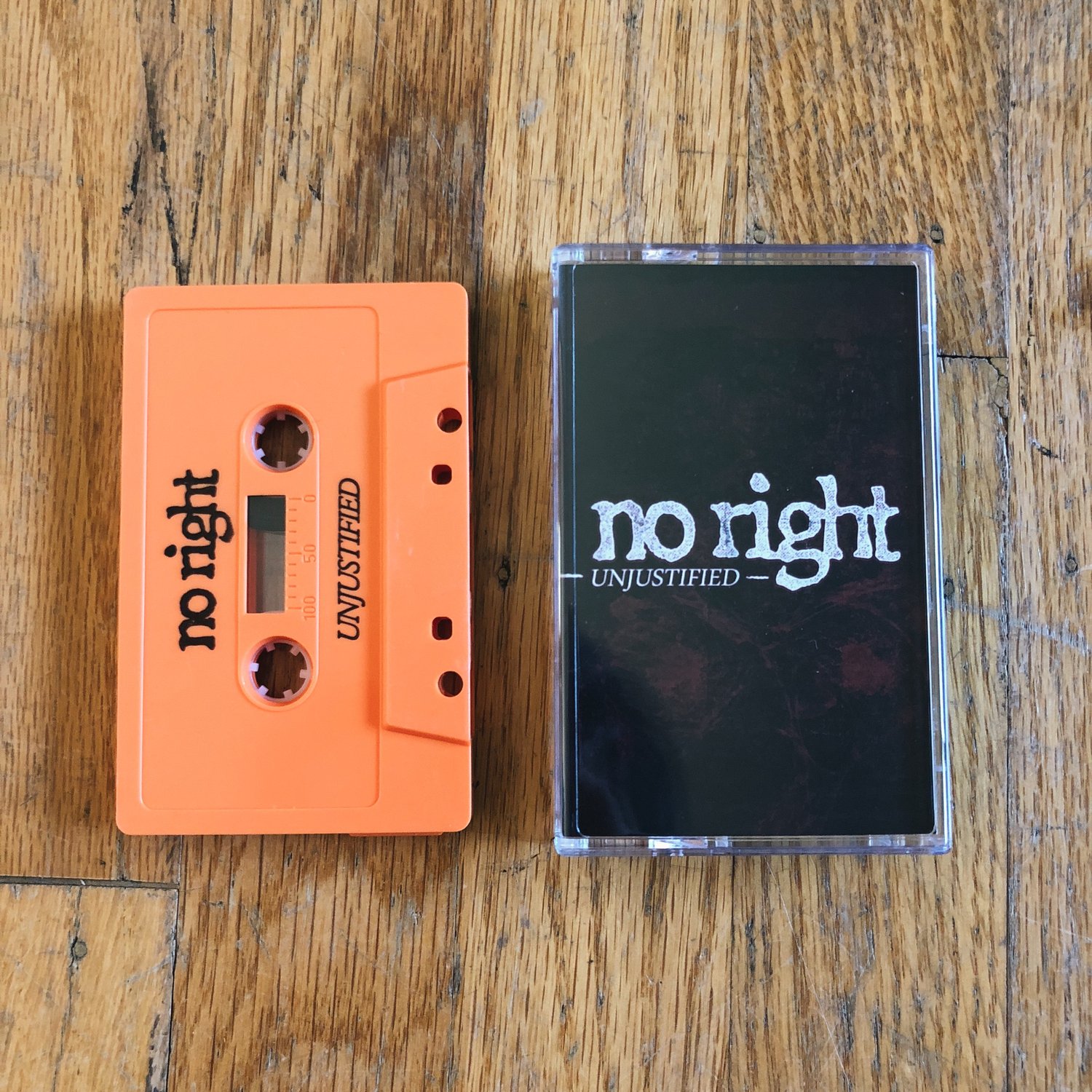 Unjustified EP Cassette | no right