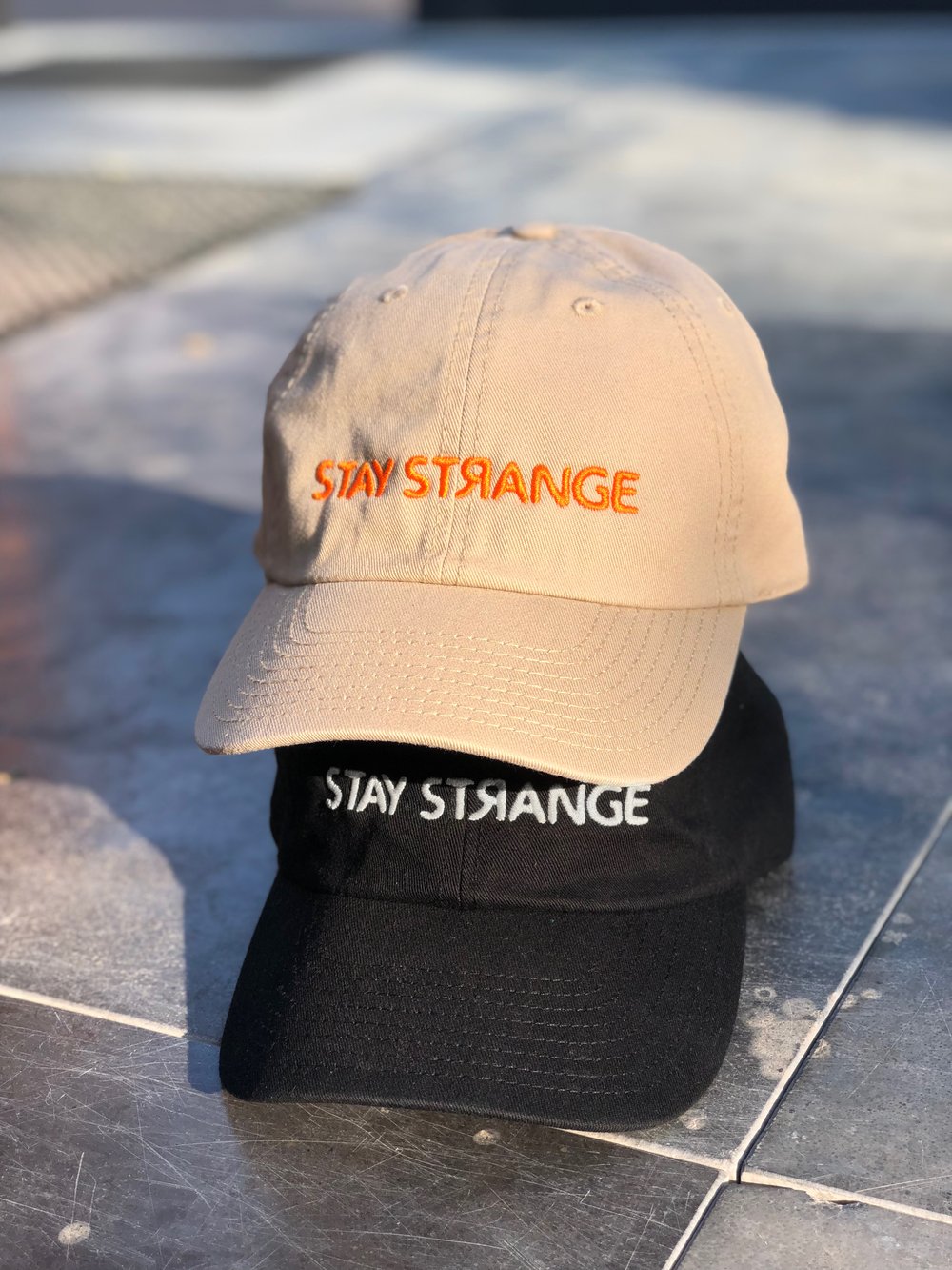 Image of 'Stay Strange' Soft Dad Cap
