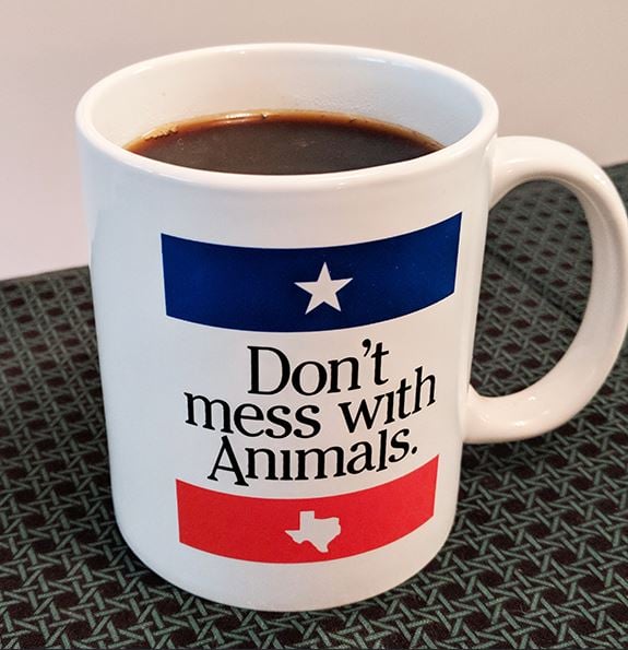 Image of DON'T MESS WITH ANIMALS mug