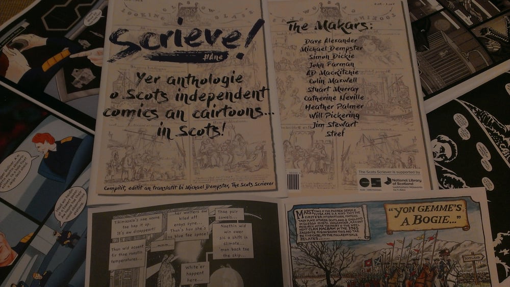 Image of Scrieve! #ane - Yer anthologie o Scots independent comics an cairtoons... in Scots!