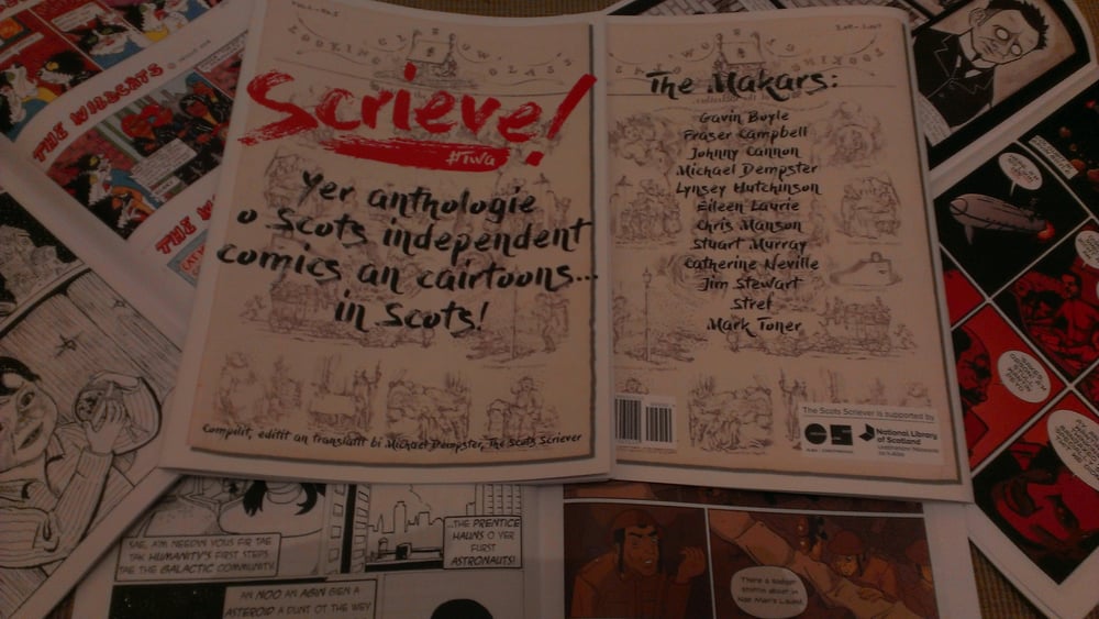 Image of Scrieve! #twa - Yer anthologie o Scots independent comics an cairtoons... in Scots!