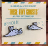 NEW! "These TINY Ghosts" Enamel Pins (Set of Two)