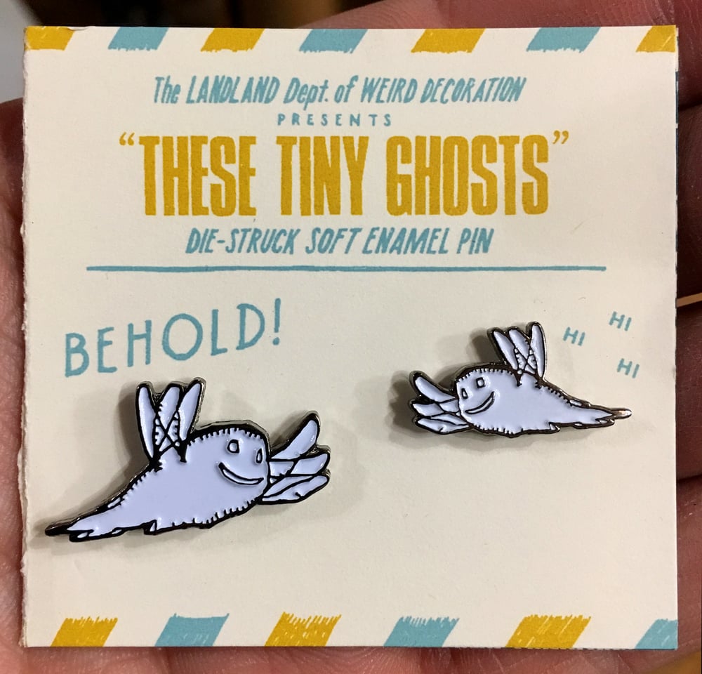 NEW! "These TINY Ghosts" Enamel Pins (Set of Two)