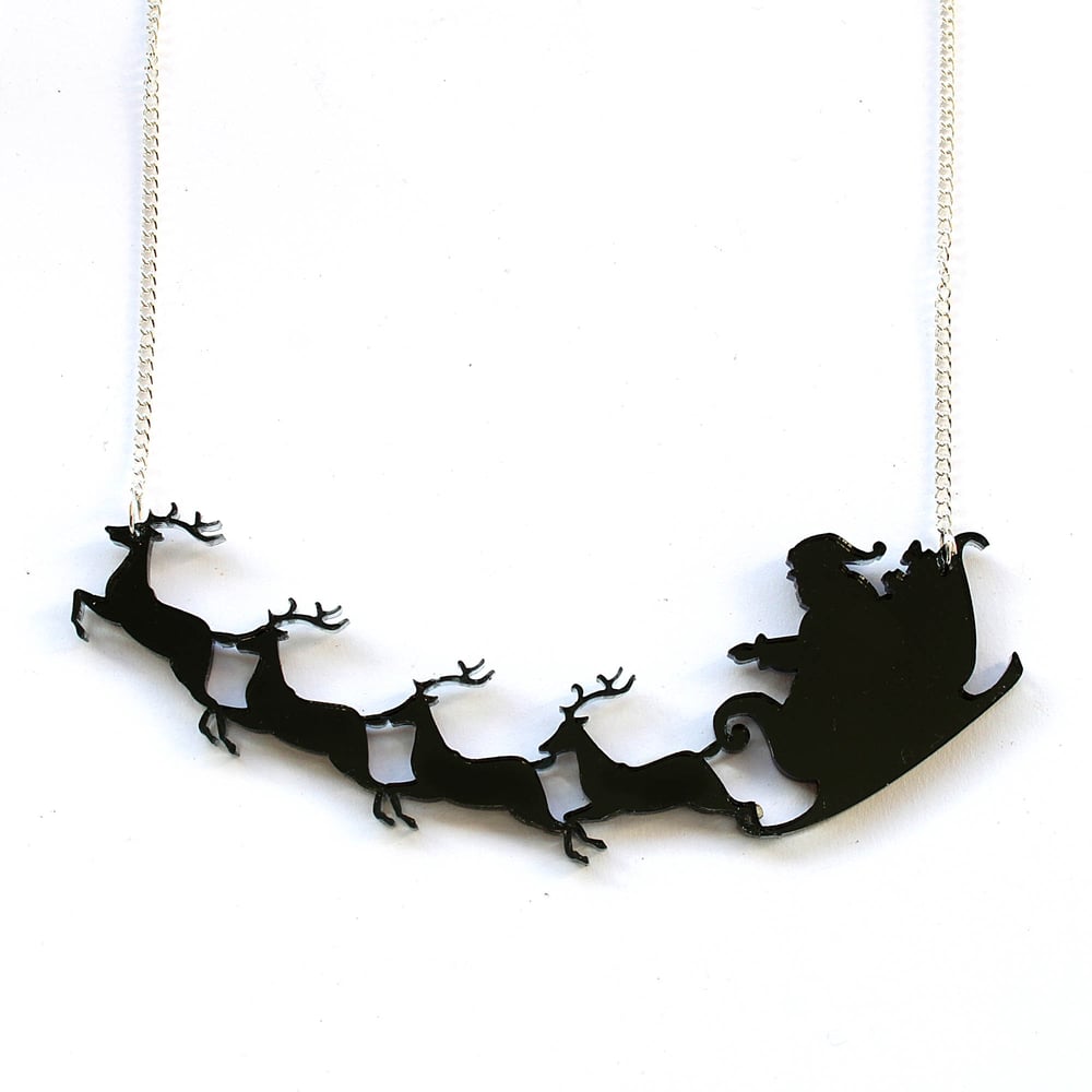 Image of Santa's Sleigh Necklace