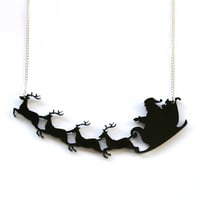 Image 1 of Santa's Sleigh Necklace