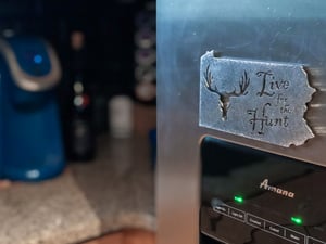 Image of Live for the Hunt Deer Skull PA Magnet