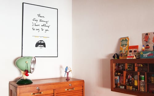 Image of POSTER SAYS — nothing to say