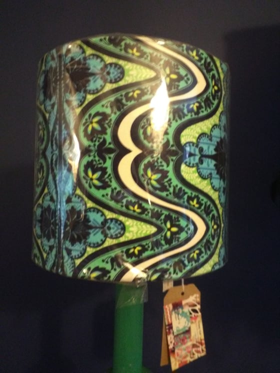 Image of 20 cm Drum Lampshade. Amy Butler Fabric