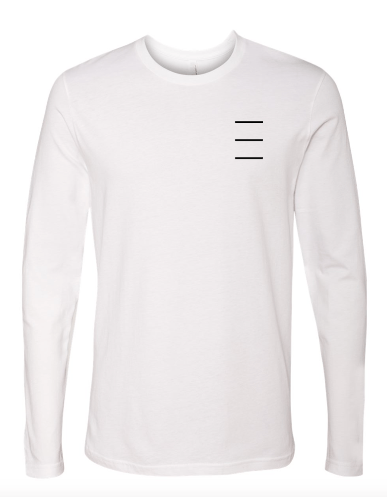 Image of Statement Long Sleeve Shirt (White)