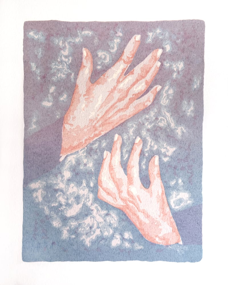 Image of Slow Touch - screenprint