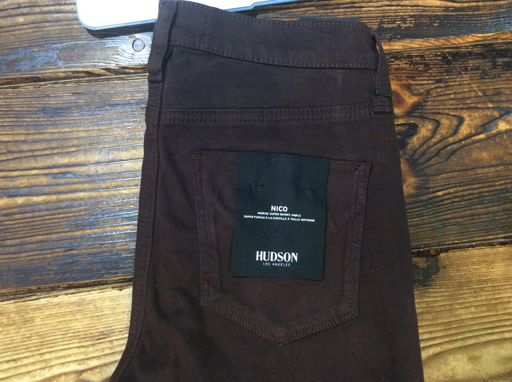 Image of Hudson Nico Brown Jeans