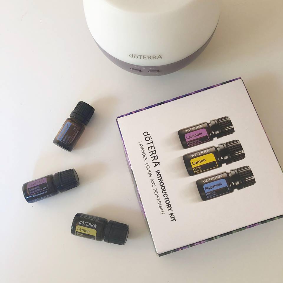 Image of Doterra Oil trio and Petal Diffuser pack