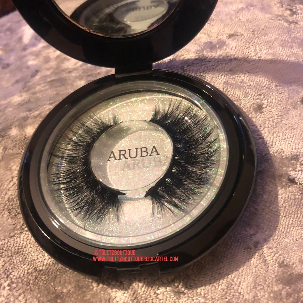 Image of TGLITZ 3D Mink lashes - ARUBA 🧚🏾‍♂️