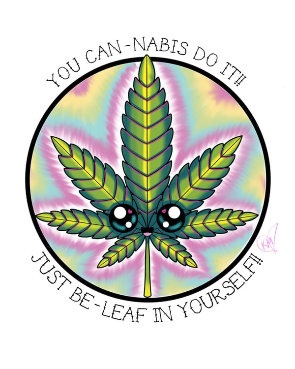 Image of Motivational Marijuana Print