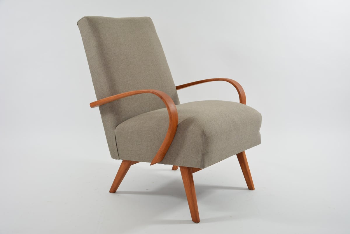 Image of Fauteuil Tchecoslovaque beige