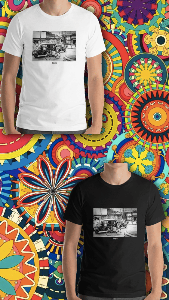 Image of Singh On Bike Print T-Shirt Unisex