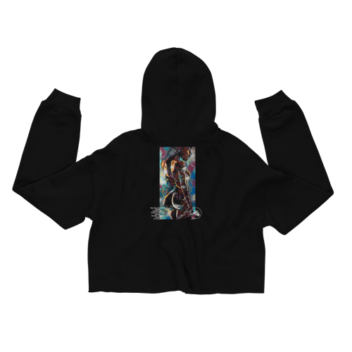 Image of ABJ "My Own Devices" cropped hoodie
