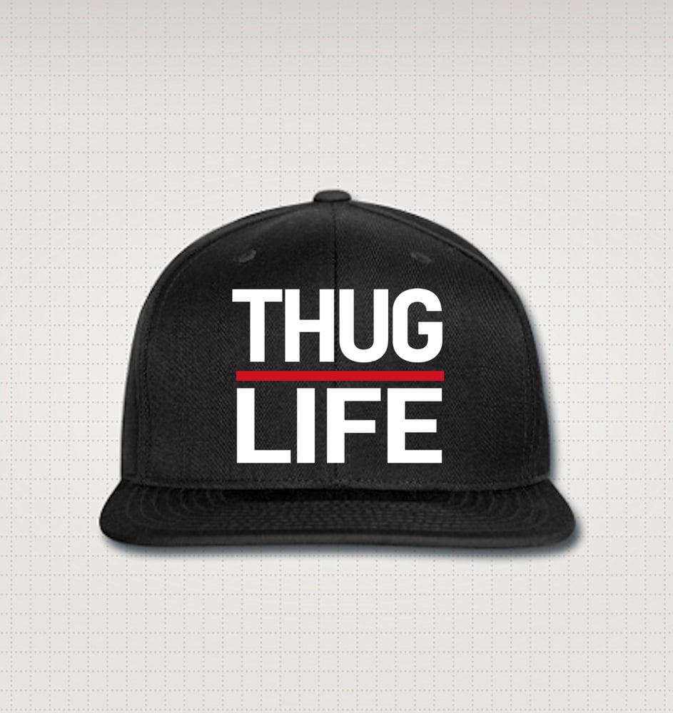 Image of Thuglife Snapback - Red Stripe