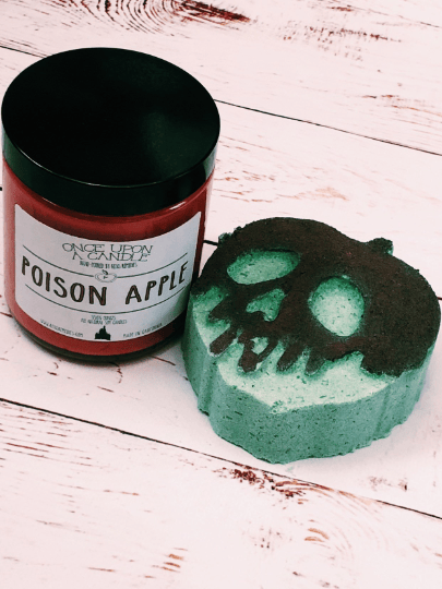 Image of Poison Apple Candle - Disneyland Inspired Candle - Snow White Candle -Disneyland Candle