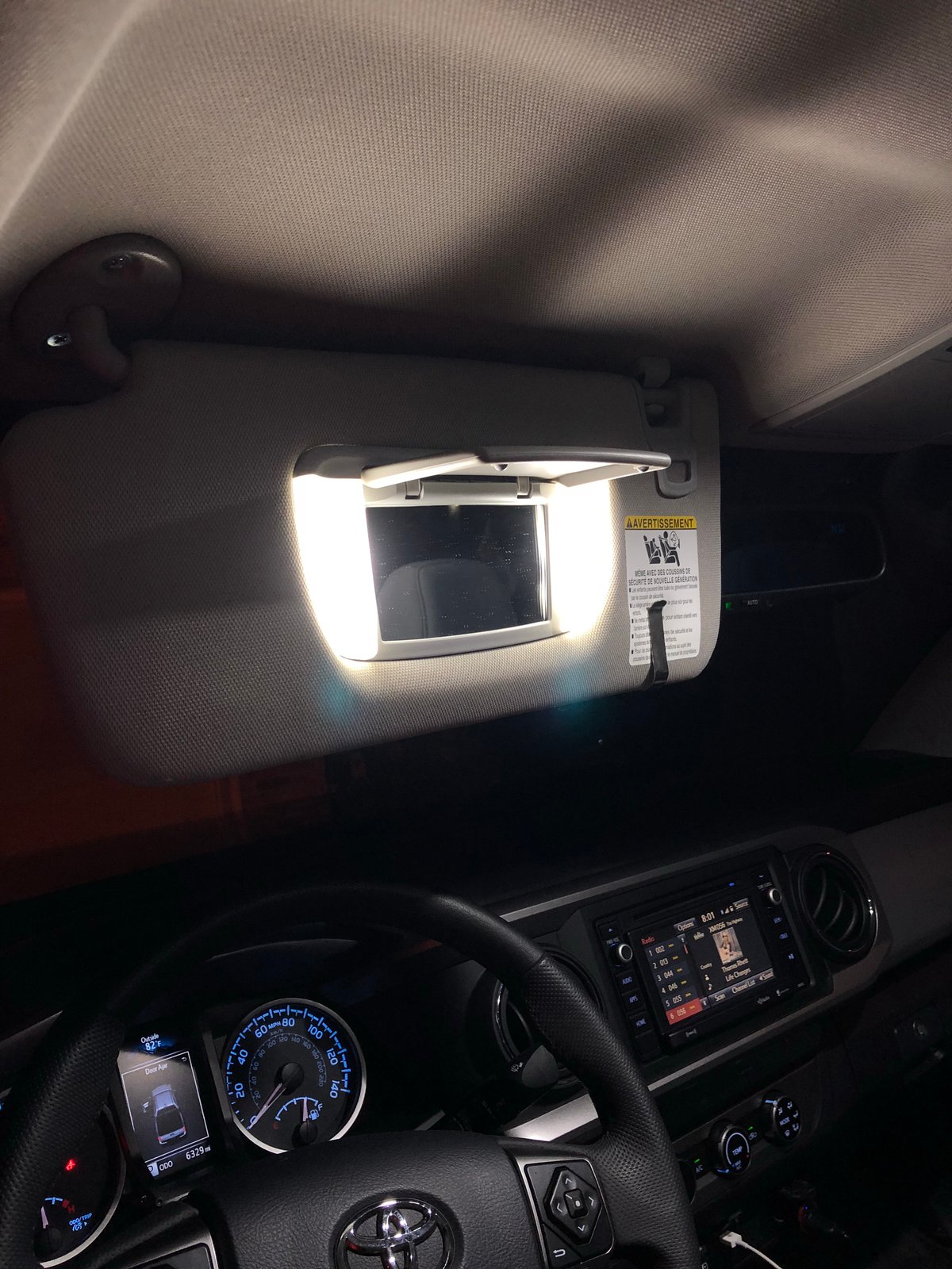 2016 toyota tacoma interior led lights