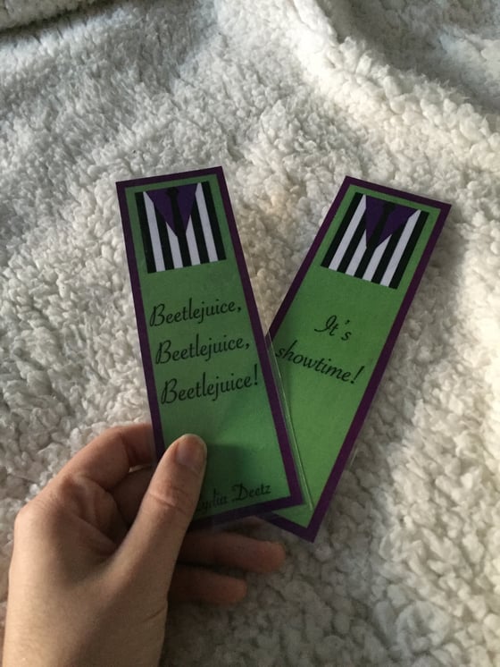 Image of Marcapáginas Beetlejuice