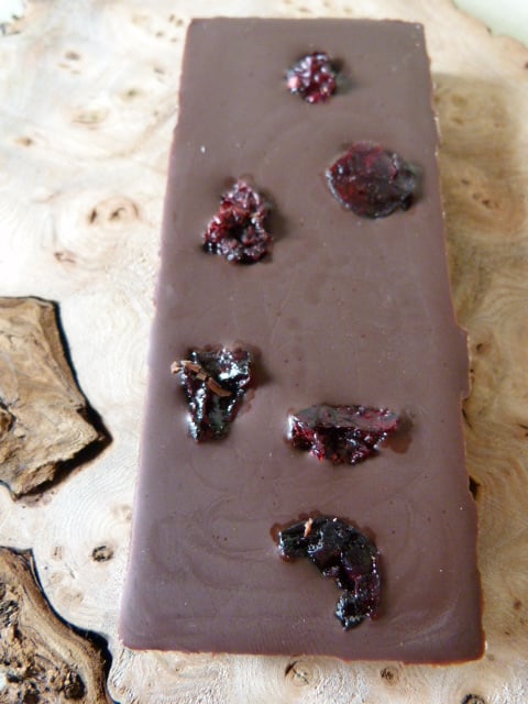 Image of Cherry & Chilli Chocolate Bar - Click For More Details