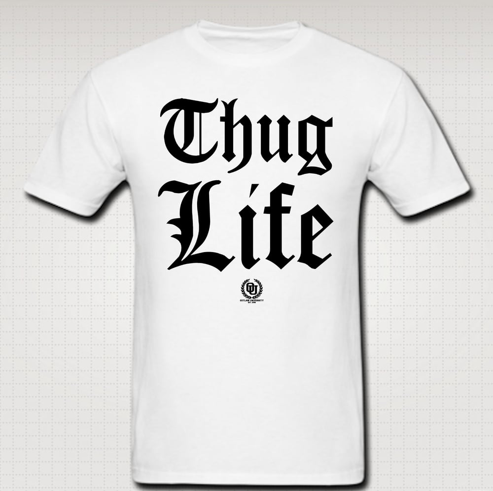 Image of Thuglife OG Tshirt - Comes in Black, White, Red, Navy Blue, Grey. CLICK HERE TO SEE ALL COLORS