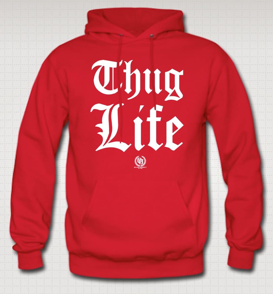 Image of Thuglife OG Hoodie - Comes in Red, Navy Blue, Grey, Black. CLICK HERE TO SEE ALL COLORS