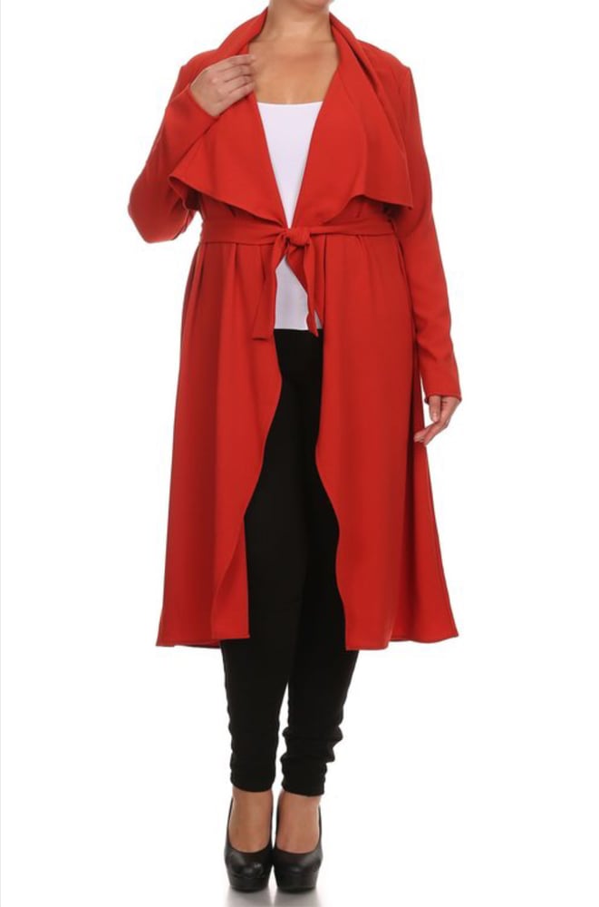 Image of DYMOND Draped Duster 