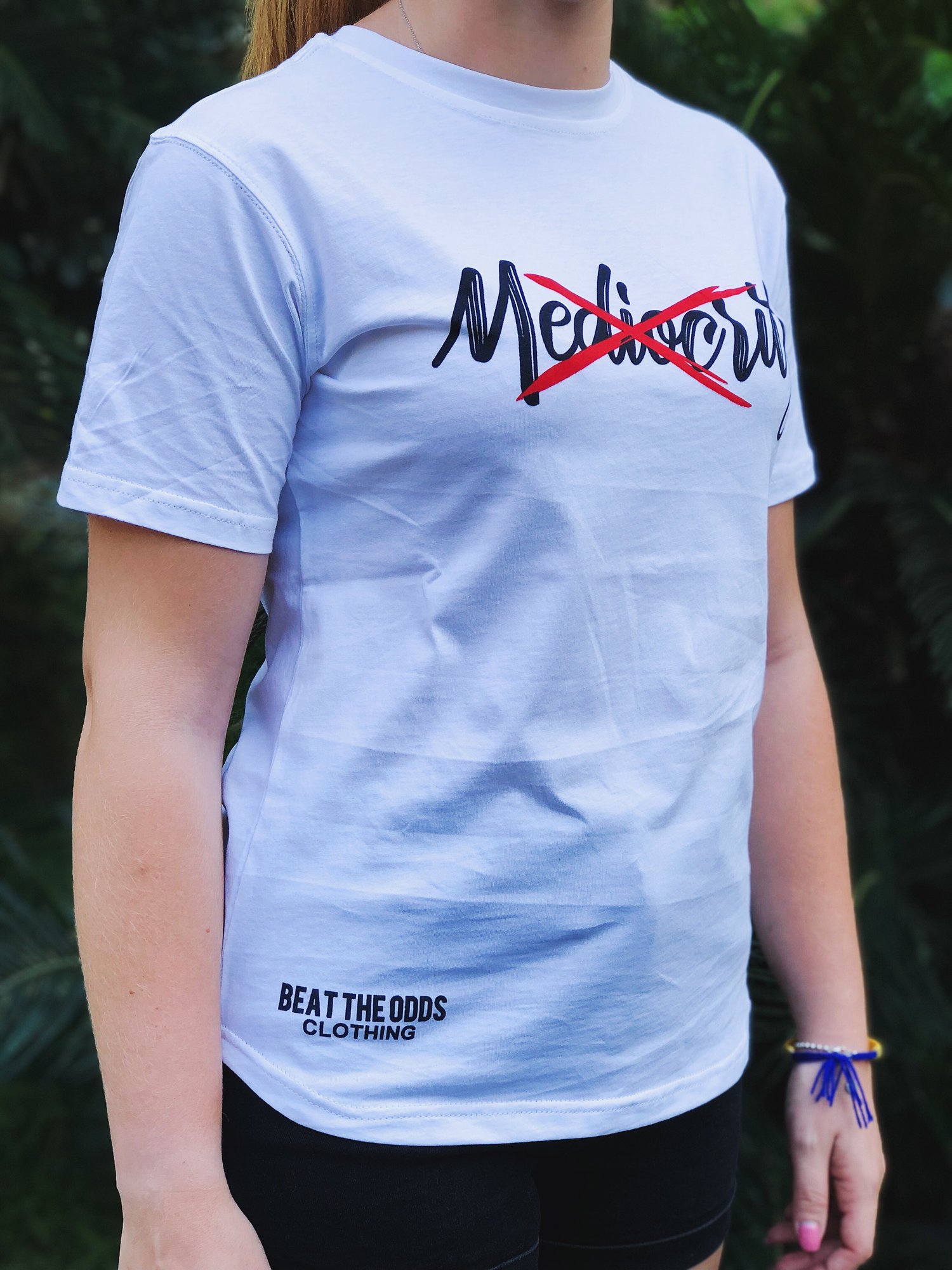 Image of “No Mediocrity” Tee (White)