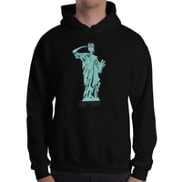 LFS STATUE OF LIBERTY SALUTE LOGO (BLACK HOODIE)