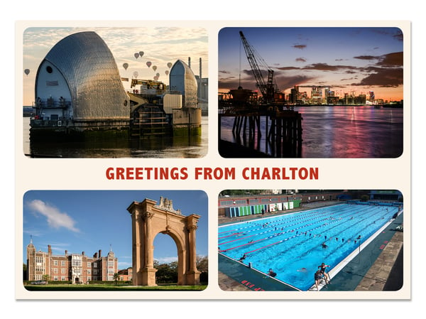 Image of 'Greetings from Charlton' Postcard