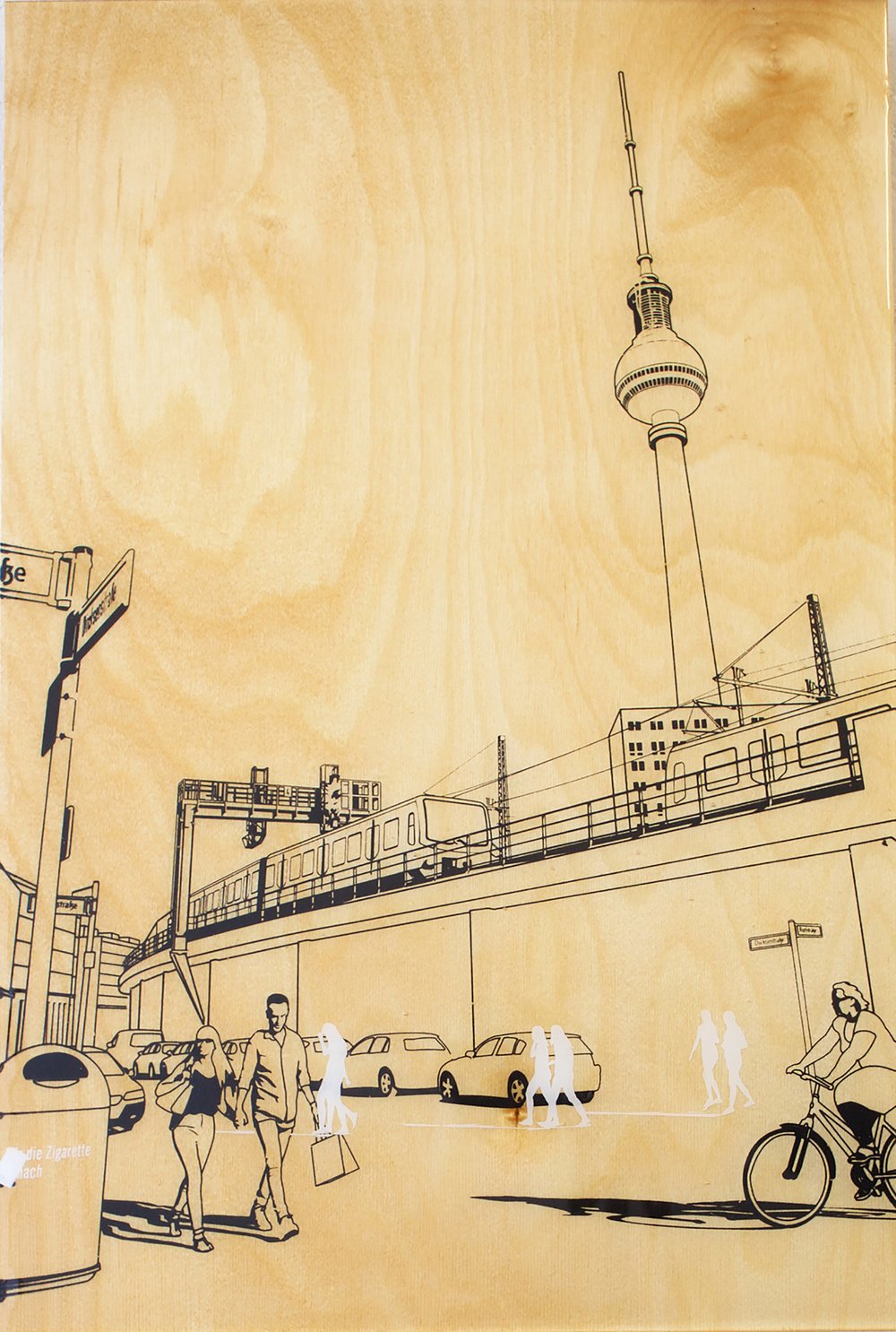 Image of Berlin sketch 40 x 60