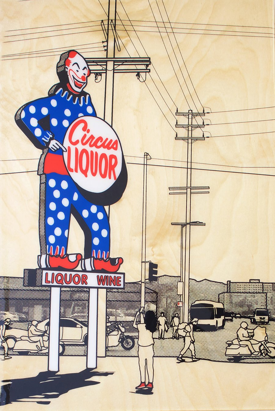 Image of Circus Liquor 40x60cm