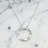 Live the Life You Dream Circle Necklace