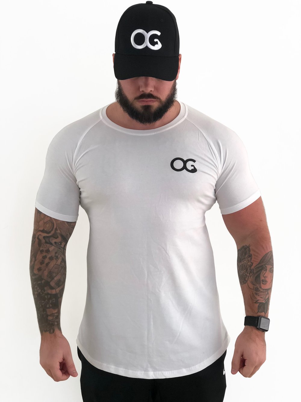 Image of OLIVER GEORGE PERFORMANCE WHITE SHORT SLEEVED T SHIRT