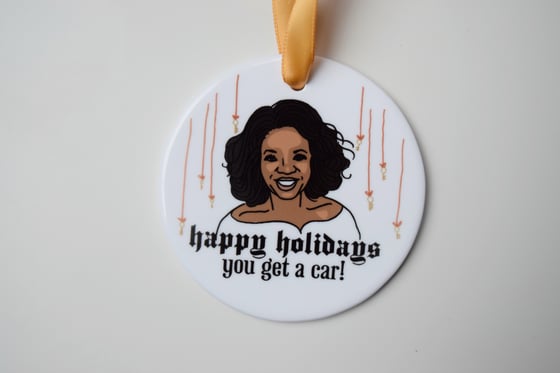 Image of you get a car! ornament
