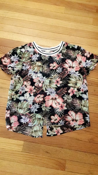 Image of Sheer Floral Shirt