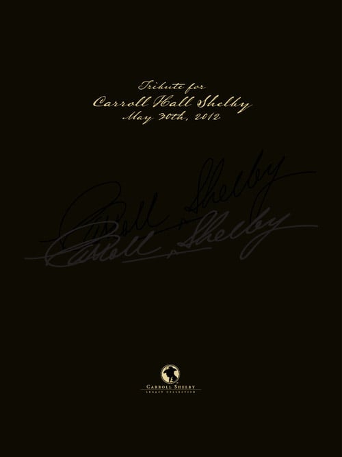 Image of Carroll Shelby Memorial Booklet