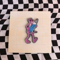 Image 1 of Pink Lightning enamel pin