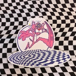 Image of Pink Lightning sticker pack