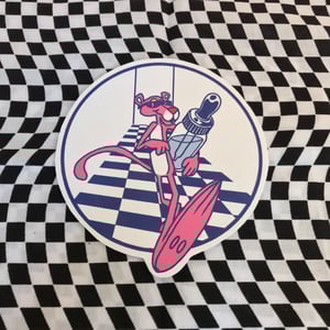 Image of Pink Lightning sticker pack